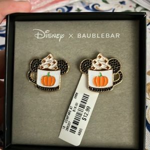 Mickey Mouse Pumpkin Spice Latte Earrings